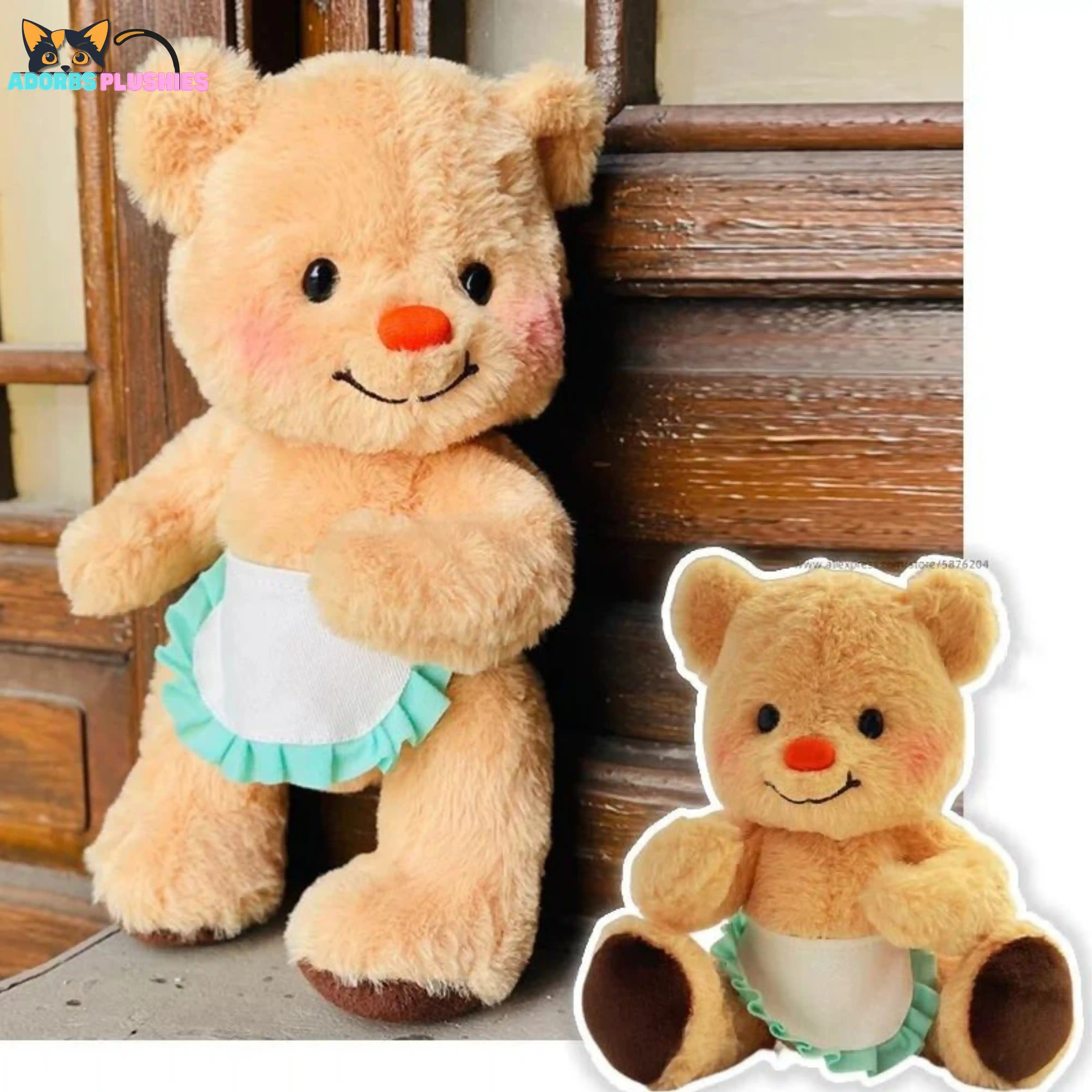 Butter Bear Plush Toy - Jointed Brown Bear for Kids