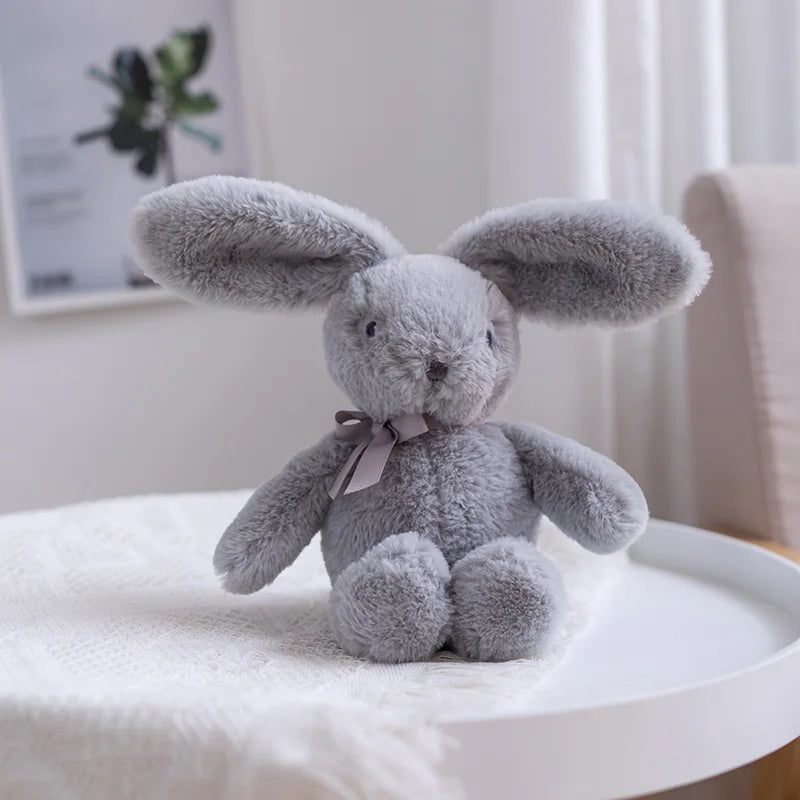 Bowtie Bunny Plush Toy - UK Style Grey Rabbit Gift | Stuffed Animals & Plushies | Adorbs Plushies