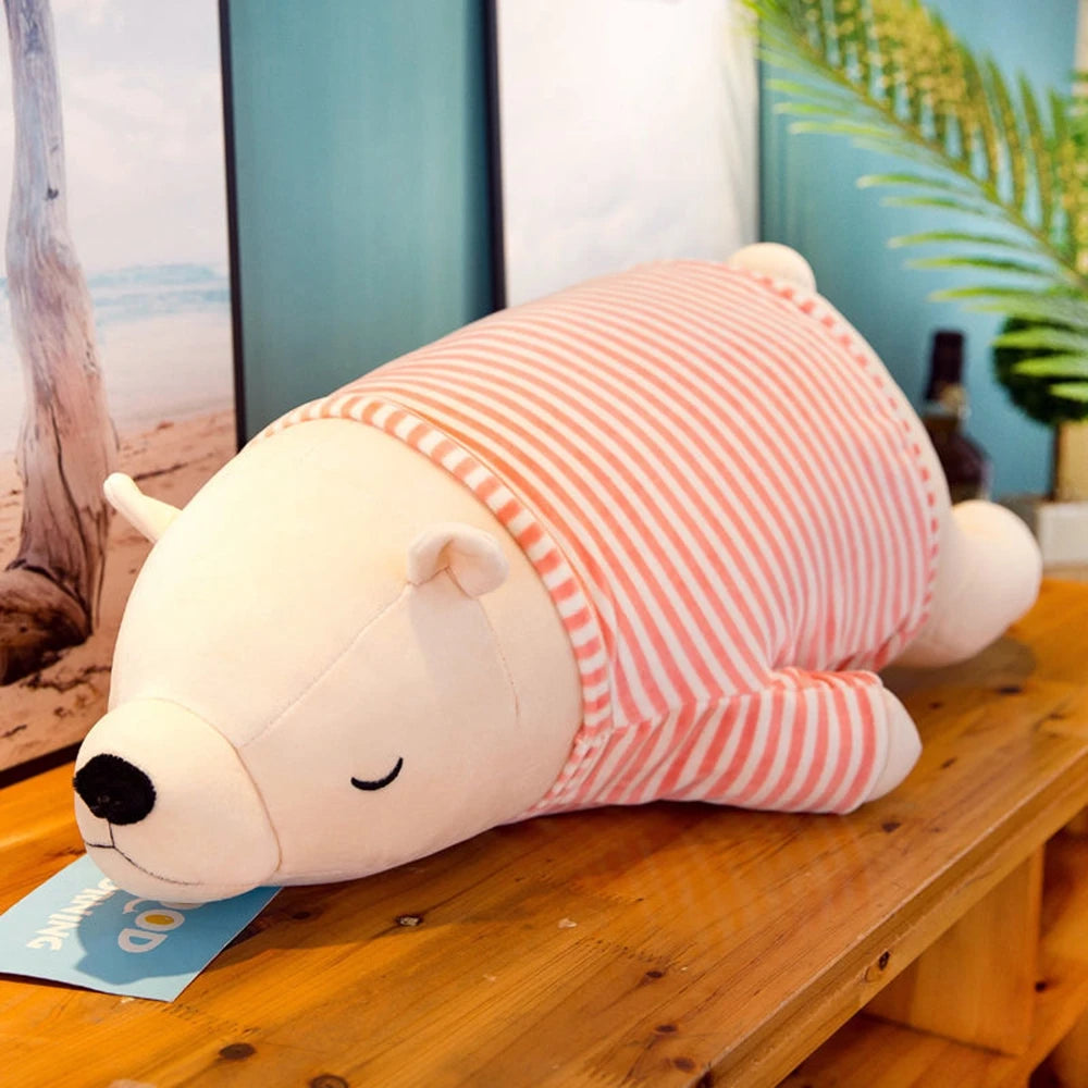 Planking Naked Bear Plush Toy | Cute Bear with Skirt Clothes | Adorbs Plushies