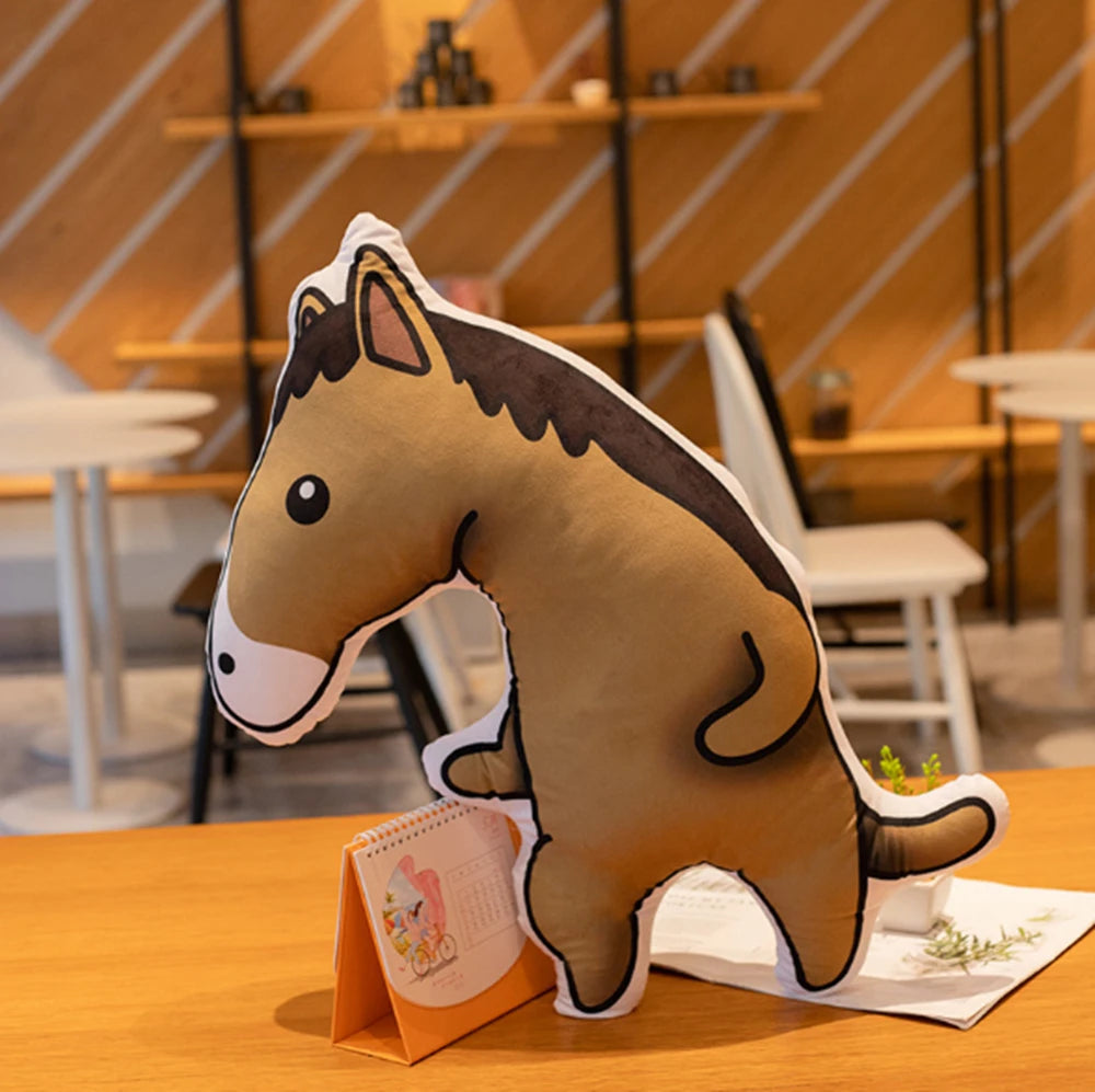 Horse with Gun Plushie | Cute Stuffed Animal Gift | Adorbs Plushies