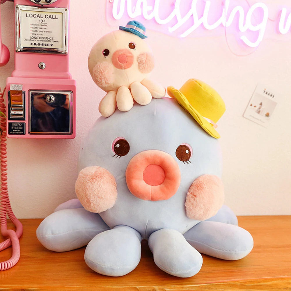 Octopus Plushie Stuffed Animal | Cute Teddy Bear Gift for Girls | Adorbs Plushies