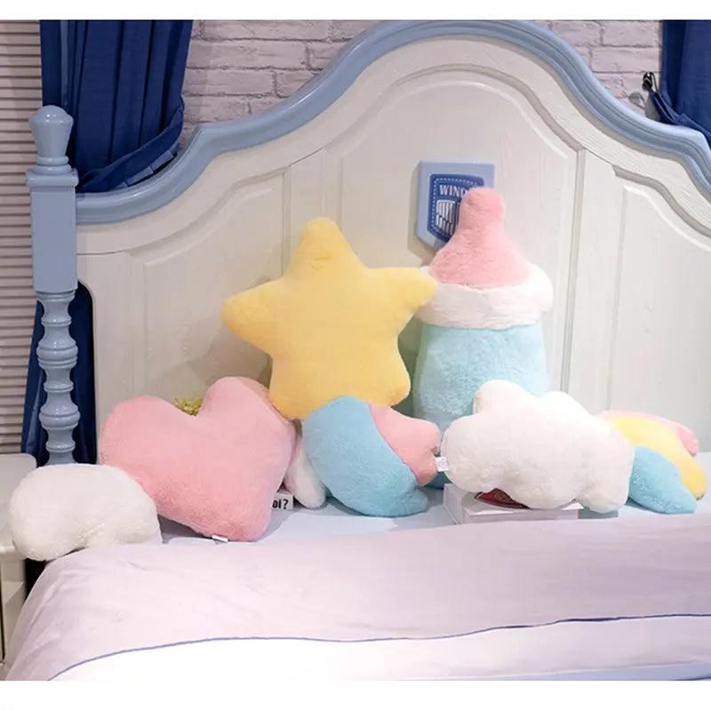 Cloud & Meteor Star Pillow - Angelic Sleeping Cushion | Stuffed Animals & Plushies | Adorbs Plushies