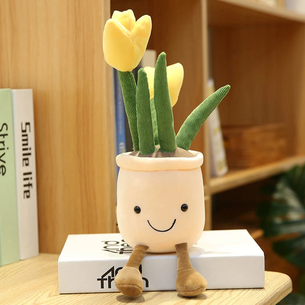 Garden Tulip Plush Toy | Flower Simulation Doll | Adorbs Plushies