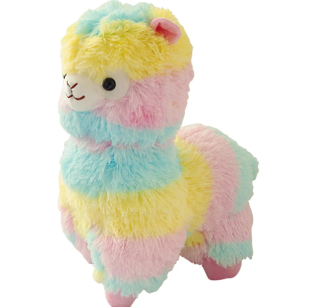 Colorful Alpaca Plush Doll | Soft Cotton Stuffed Animal for Kids | Adorbs Plushies