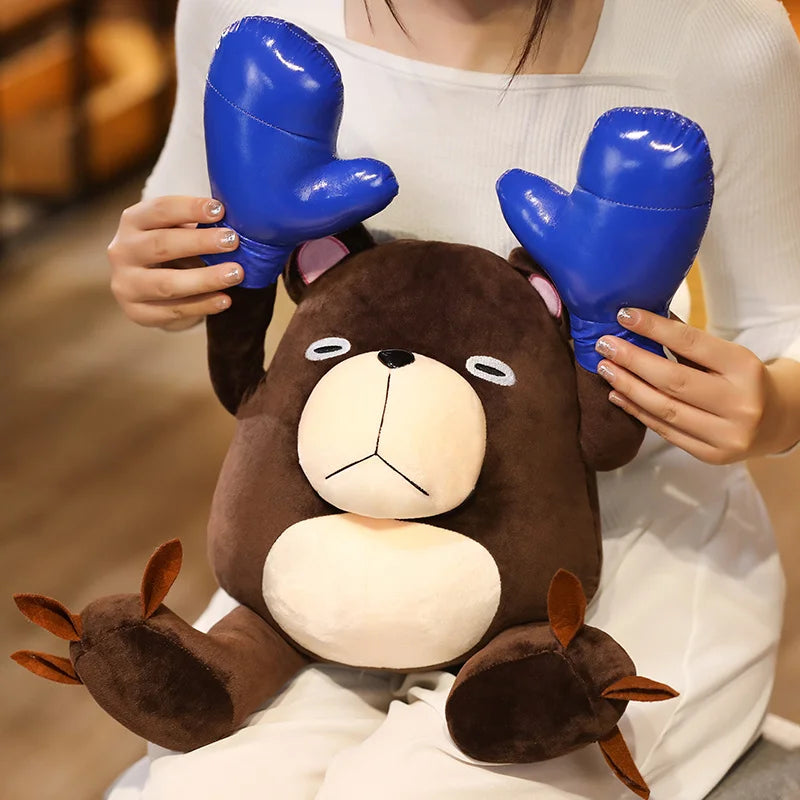 Boxing Bear Japan Anime Doll - Soft Plush Kids Toy | Stuffed Animals & Plushies | Adorbs Plushies