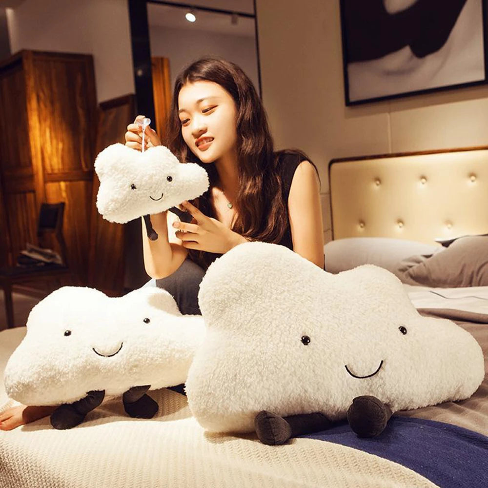 Cute Fluffy Cloud Pillow | Ideal for Birthday & Christmas | Adorbs Plushies