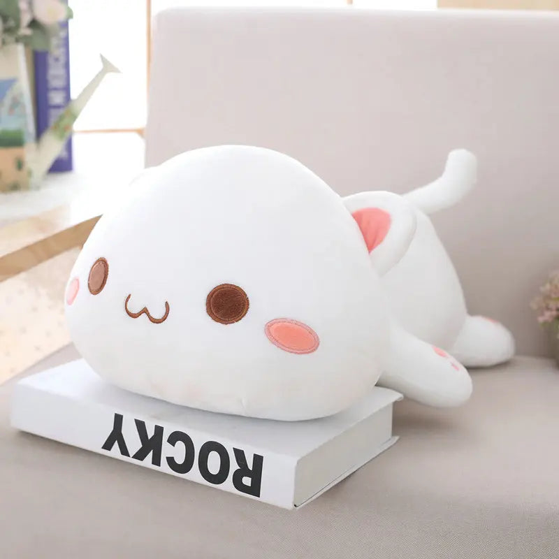 Lying Cat Plush Toy - Lovely Cartoon Animal Pillow Gift