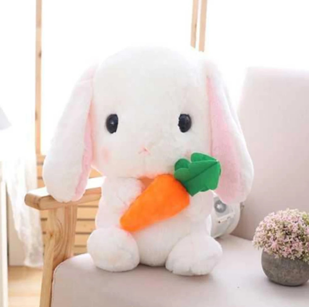 Fluffy Bunny Plush Toy | Soft Teddy Bear Pillow for Girls | Adorbs Plushies