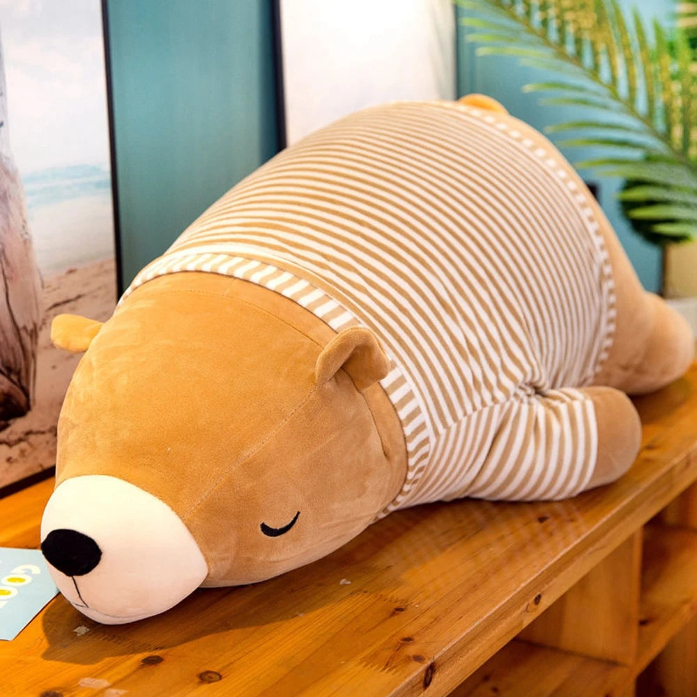 Planking Naked Bear Plush Toy | Cute Bear with Skirt Clothes | Adorbs Plushies