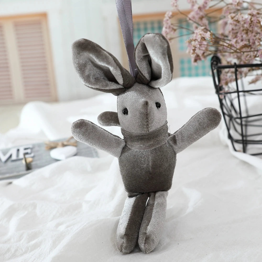 Korean Velvet Wishing Rabbit Stuffed Toy | Web Celebrity Hand Gift Doll | Adorbs Plushies