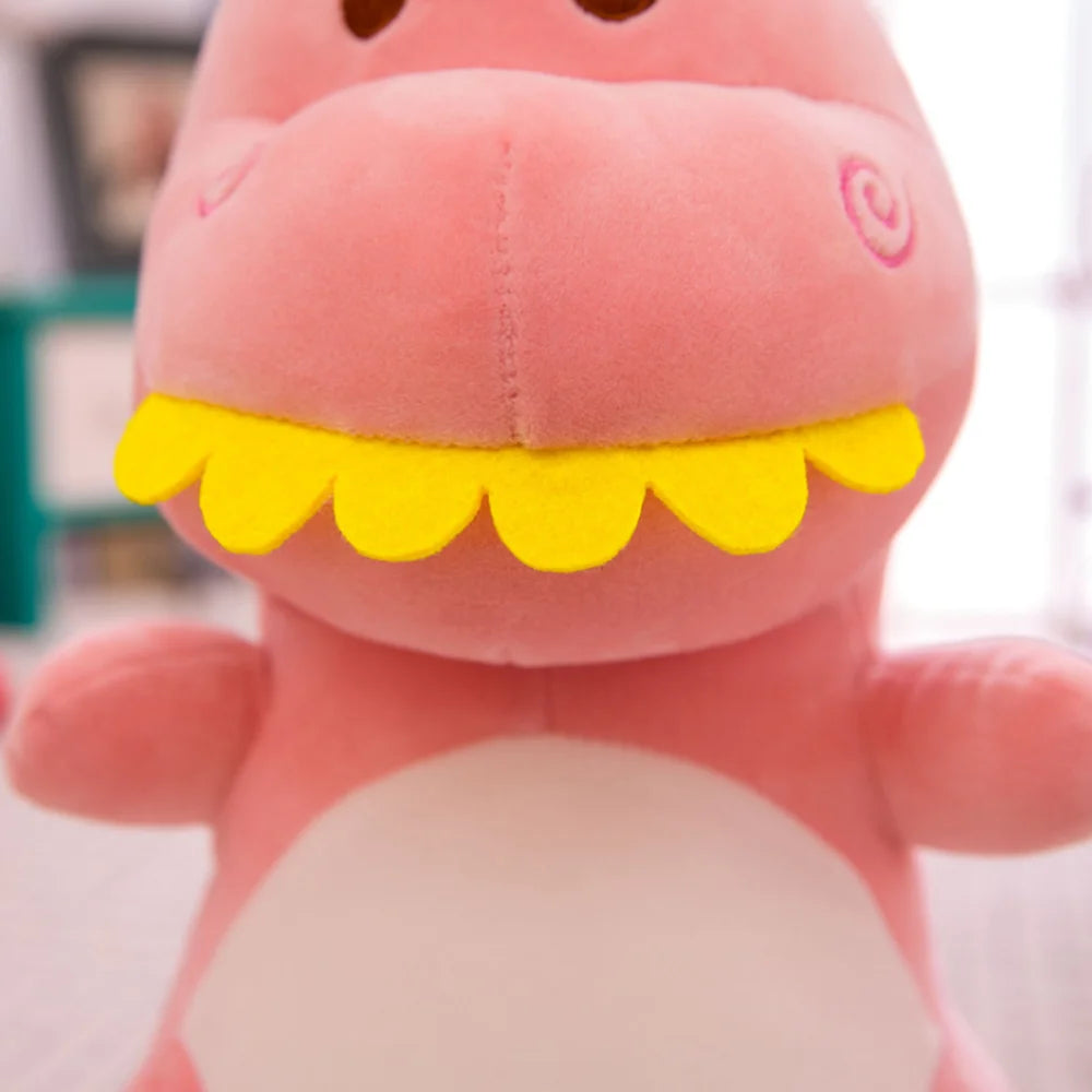 Soft Cartoon Big Teeth Dinosaur Plush Toy | Baby Doll Pillow | Adorbs Plushies
