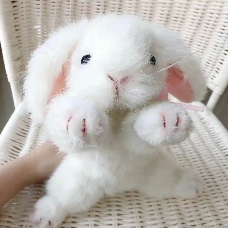 Plush Rabbit Toy - High-Quality Lifelike Baby Dolls