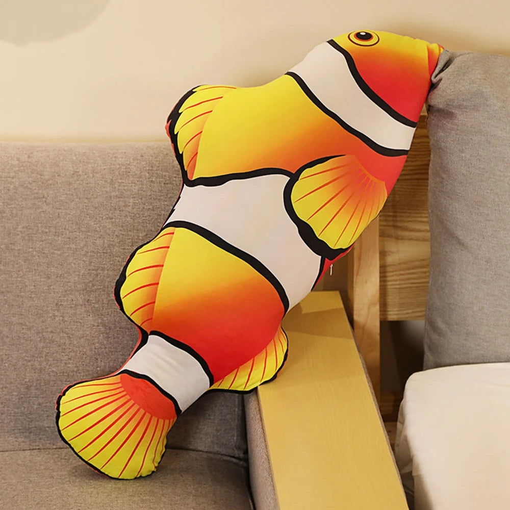Goldfish Stuffed Animal Plush | Cozy Fish Teddy Bear Pillow | Adorbs Plushies