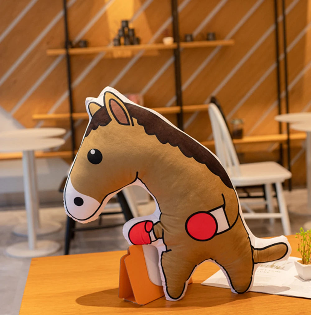 Horse with Gun Plushie | Cute Stuffed Animal Gift | Adorbs Plushies