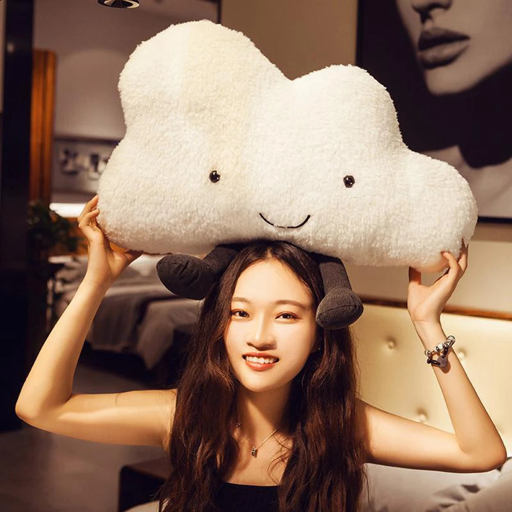 Cute Fluffy Cloud Pillow | Ideal for Birthday & Christmas | Adorbs Plushies