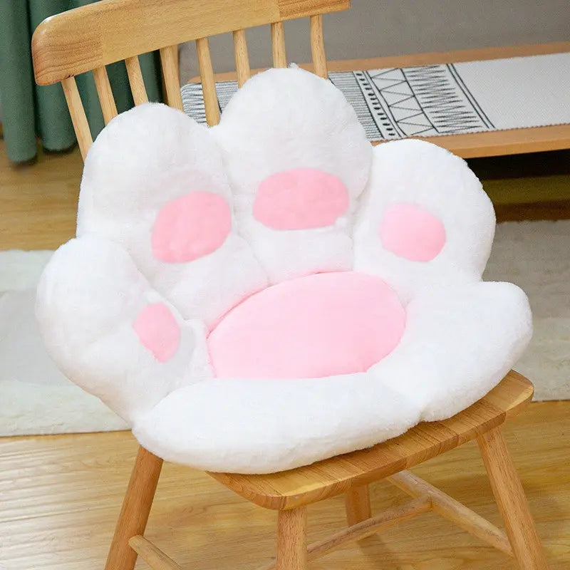Rainbow Peacock & Bear Paw Chair Cushion - Colorful Mat | Stuffed Animals & Plushies | Adorbs Plushies