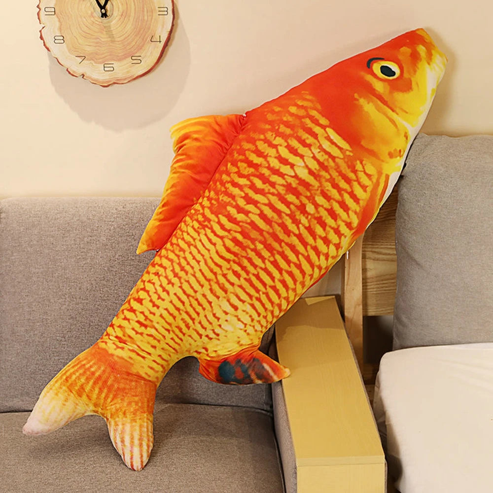 Goldfish Stuffed Animal Plush | Cozy Fish Teddy Bear Pillow | Adorbs Plushies