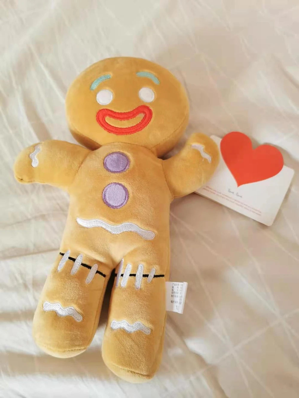 Gingerbread Man Plushie | Cute Stuffed Teddy Bear for Birthdays | Adorbs Plushies