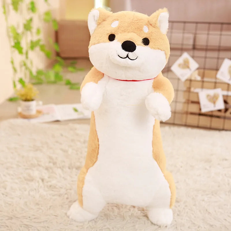 Adorable Shiba Inu Dog Pillow - Plush Doll Bed Cushion