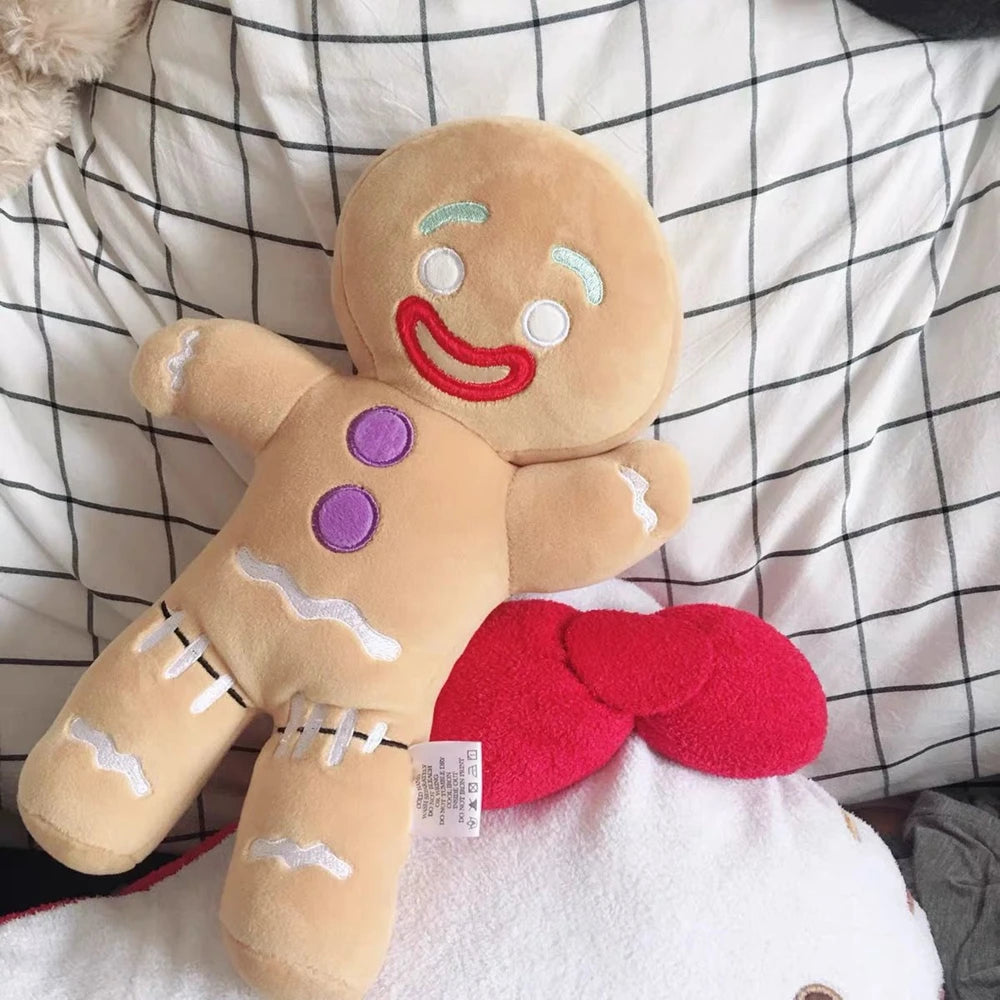 Gingerbread Man Plushie | Cute Stuffed Teddy Bear for Birthdays | Adorbs Plushies