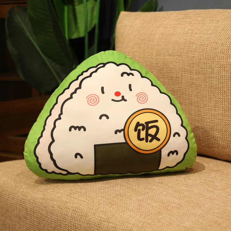 Cartoon Food Plush Pillow - Boba Tea Sushi Toast