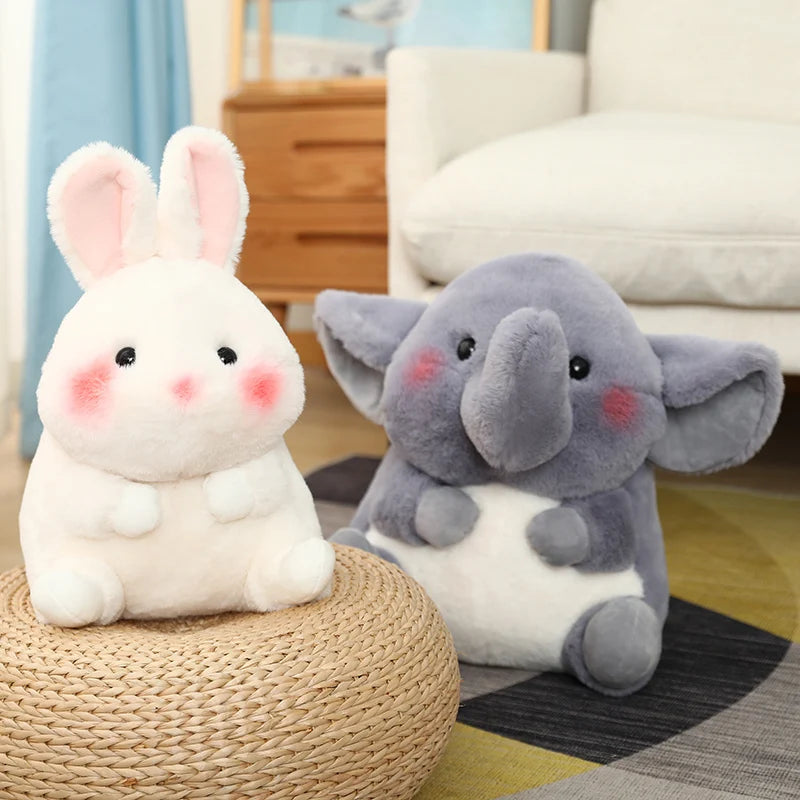 Ball Shape Animal Plushies - Bunny, Pig, Elephant Toys | Stuffed Animals & Plushies | Adorbs Plushies