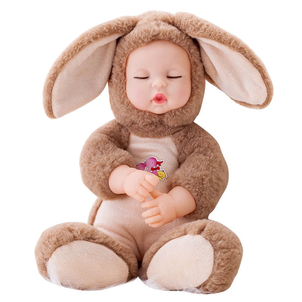 Simulated Baby Teddy Bear | Plush Stuffed Animal for Sleep Soothing | Adorbs Plushies