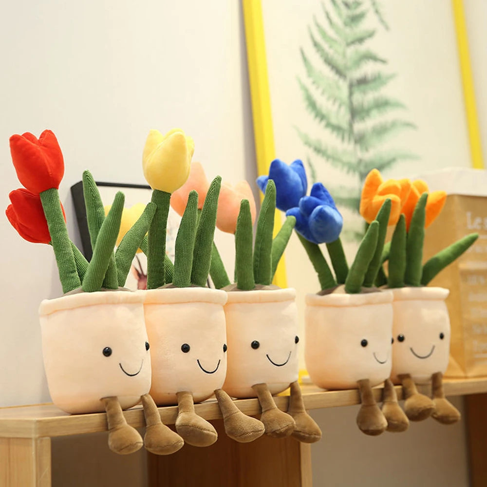 Garden Tulip Plush Toy | Flower Simulation Doll | Adorbs Plushies