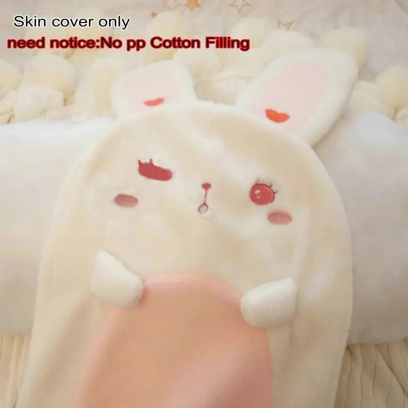 Lolita Bunny Plush Pillow - Cute Nap Companion for Girls