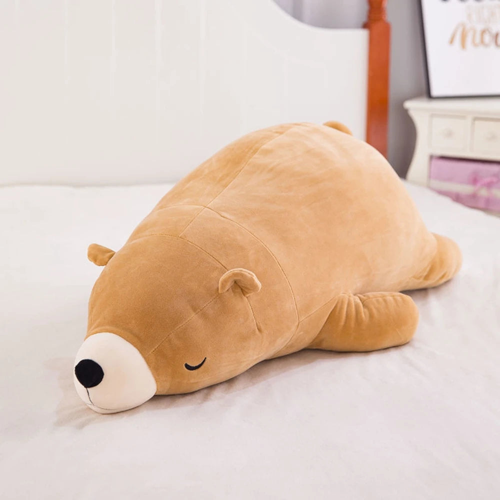 Planking Naked Bear Plush Toy | Cute Bear with Skirt Clothes | Adorbs Plushies