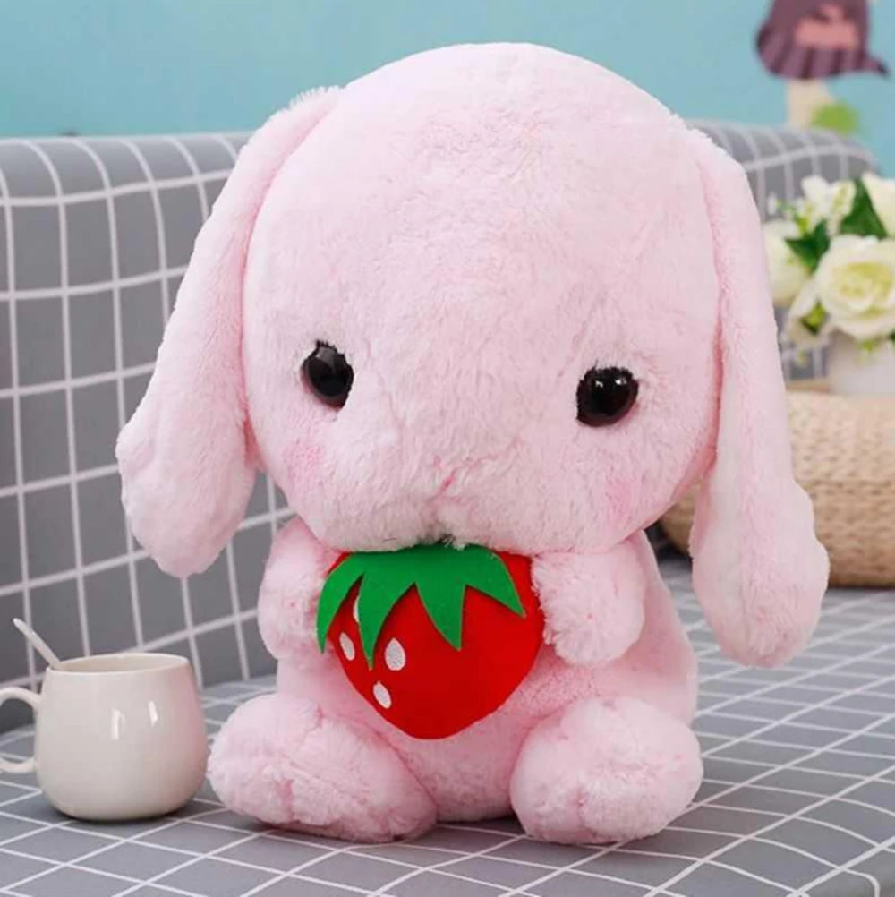 Fluffy Bunny Plush Toy | Soft Teddy Bear Pillow for Girls | Adorbs Plushies