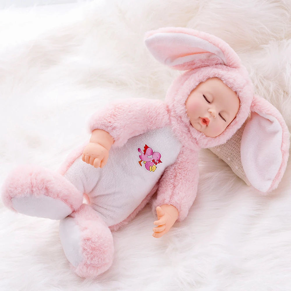 Simulated Baby Teddy Bear | Plush Stuffed Animal for Sleep Soothing | Adorbs Plushies