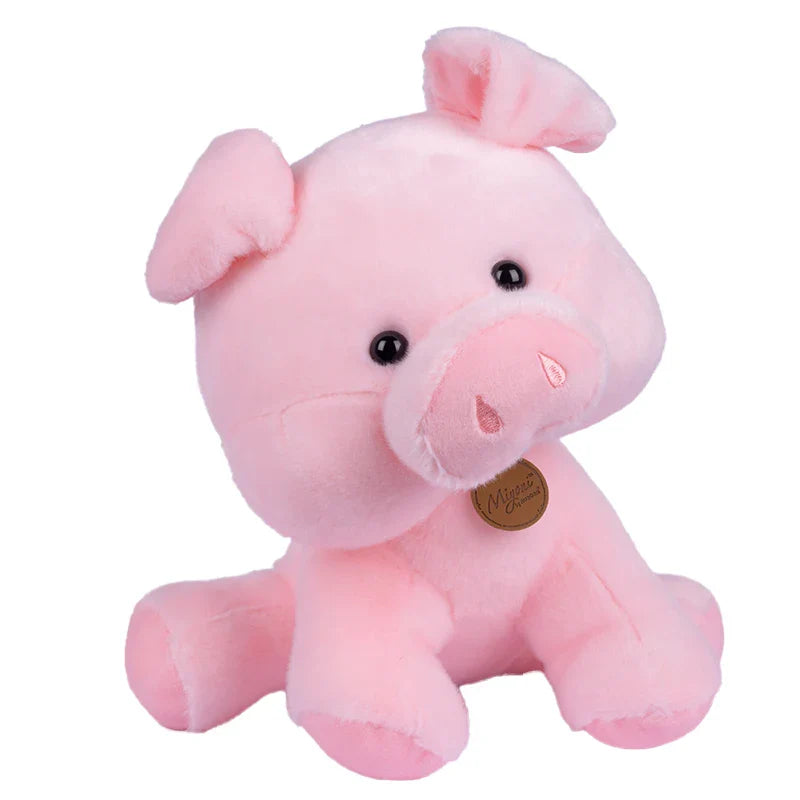 Tilted Head Plush Toy - Adorable Cartoon Animal Dolls