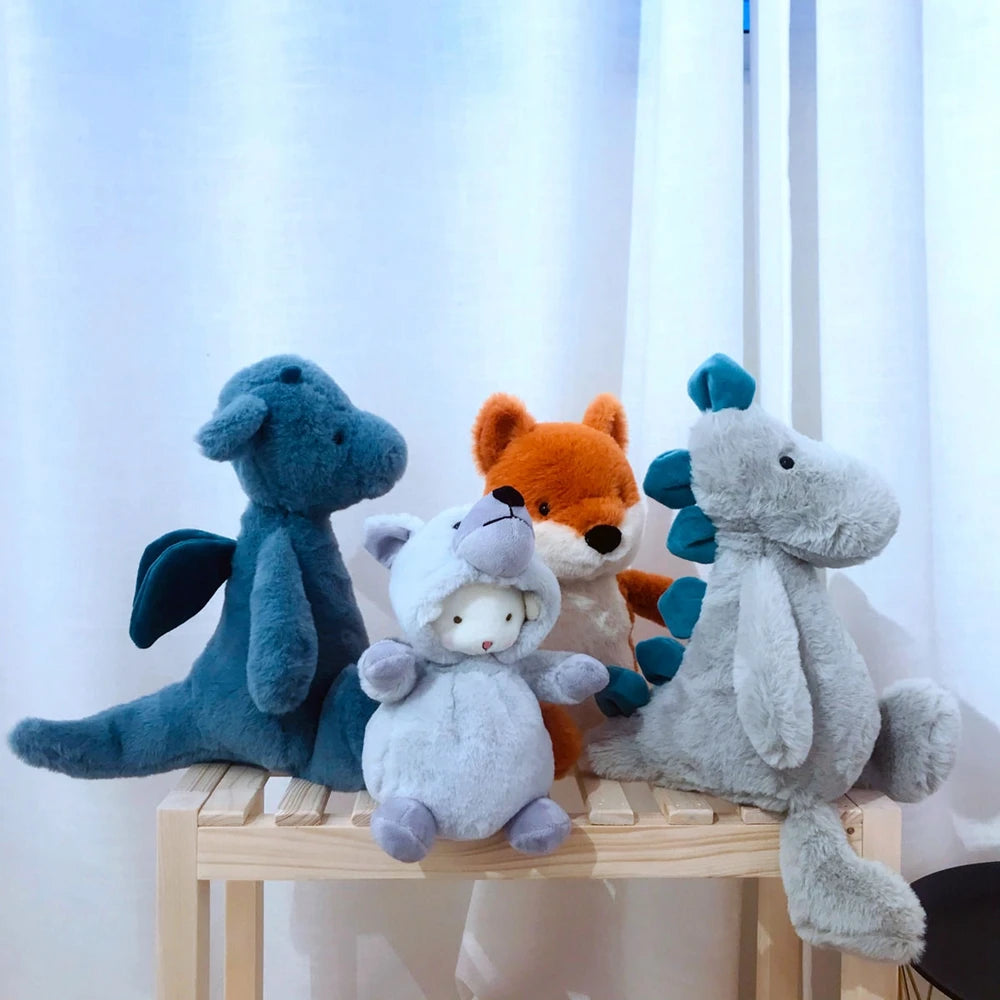 Super Soft Stuffed Animal Doll | Bear, Dinosaur, Fox Plush Toy | Adorbs Plushies