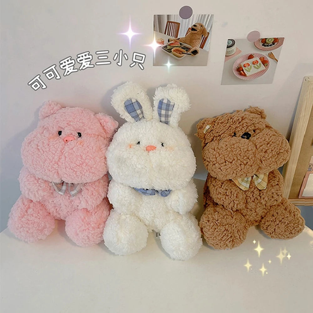 Long Eared Rabbit Pig Bear Plushie | Cute Stuffed Animal for Kids | Adorbs Plushies