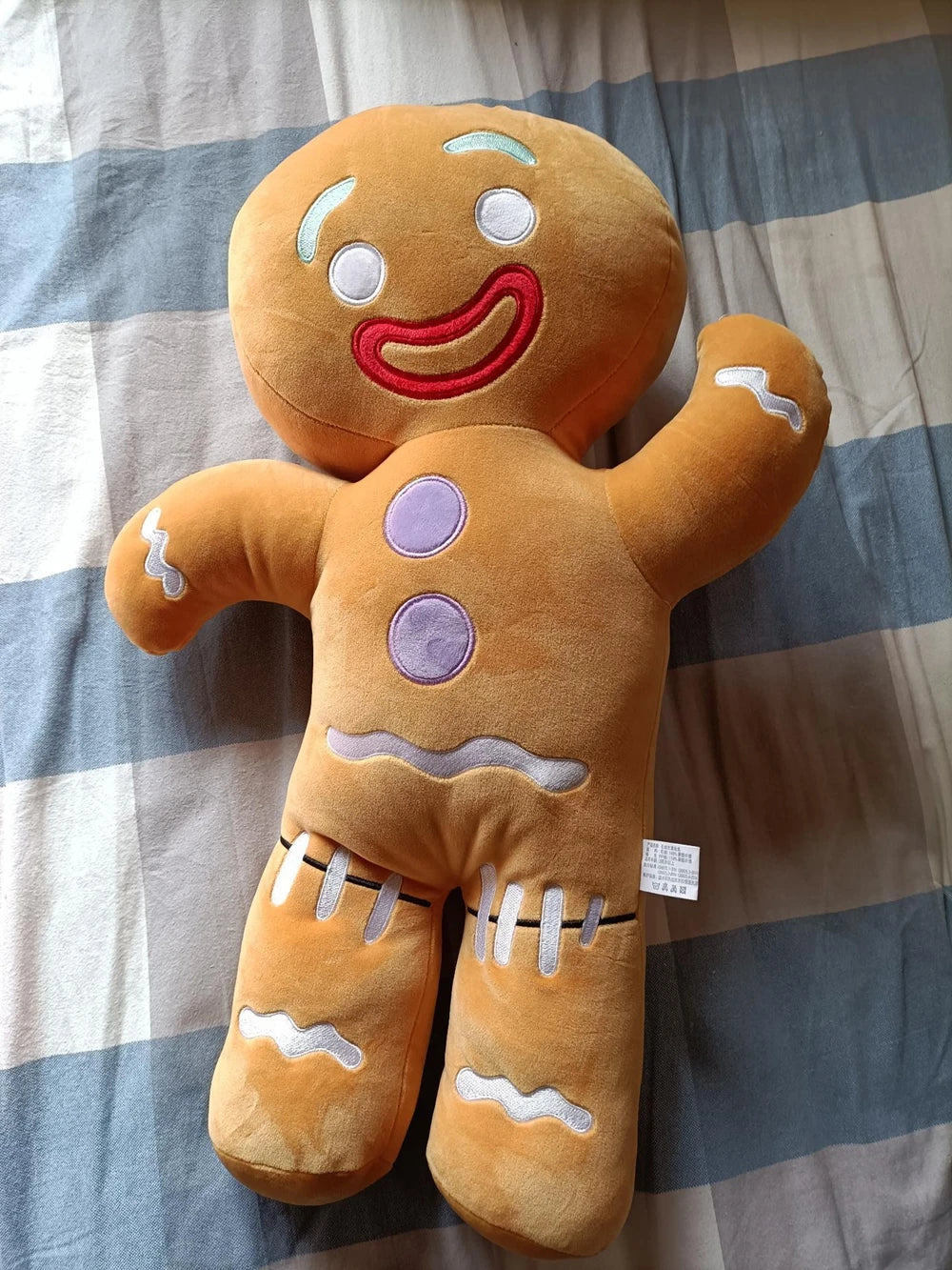 Gingerbread Man Plushie | Cute Stuffed Teddy Bear for Birthdays | Adorbs Plushies