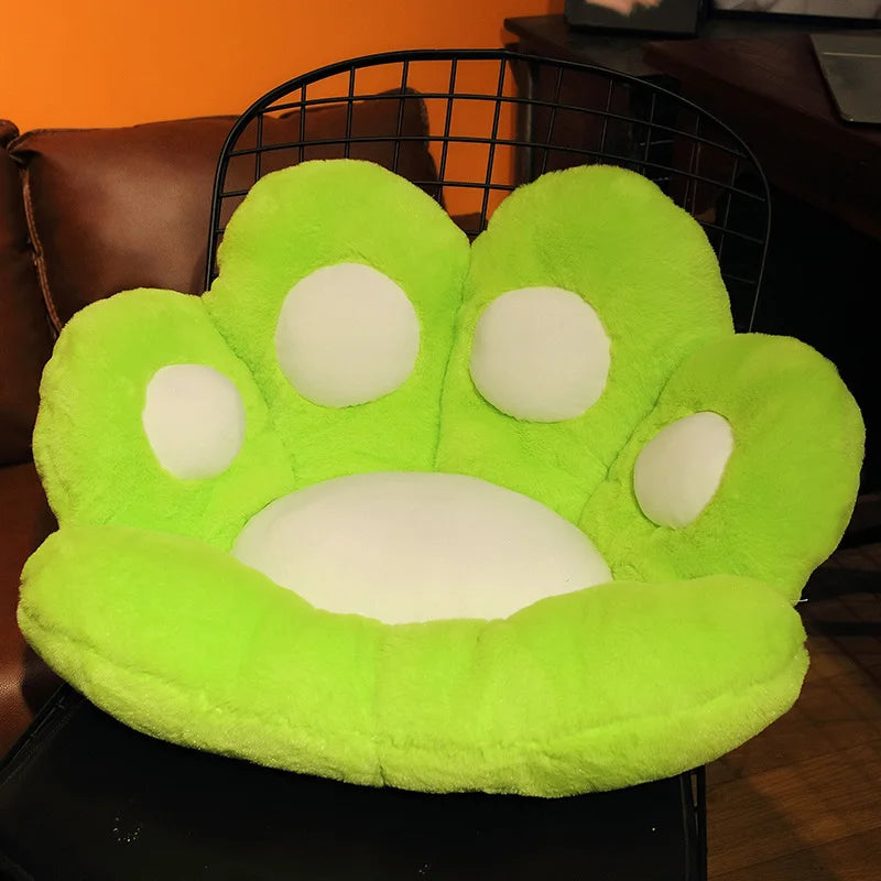 Bear & Cat Paw Pillow Plushies - Cozy Kids' Seat Cushion