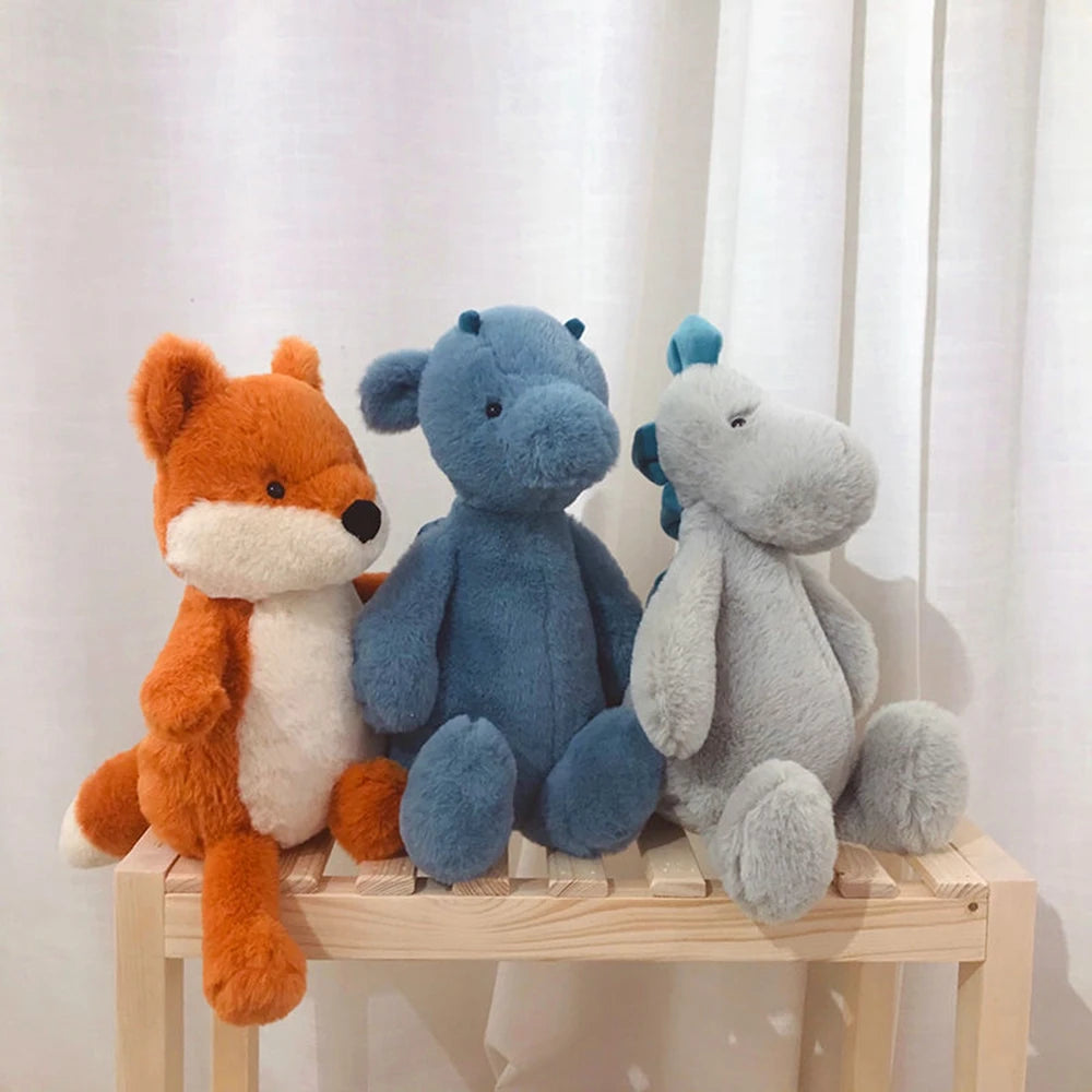 Super Soft Stuffed Animal Doll | Bear, Dinosaur, Fox Plush Toy | Adorbs Plushies