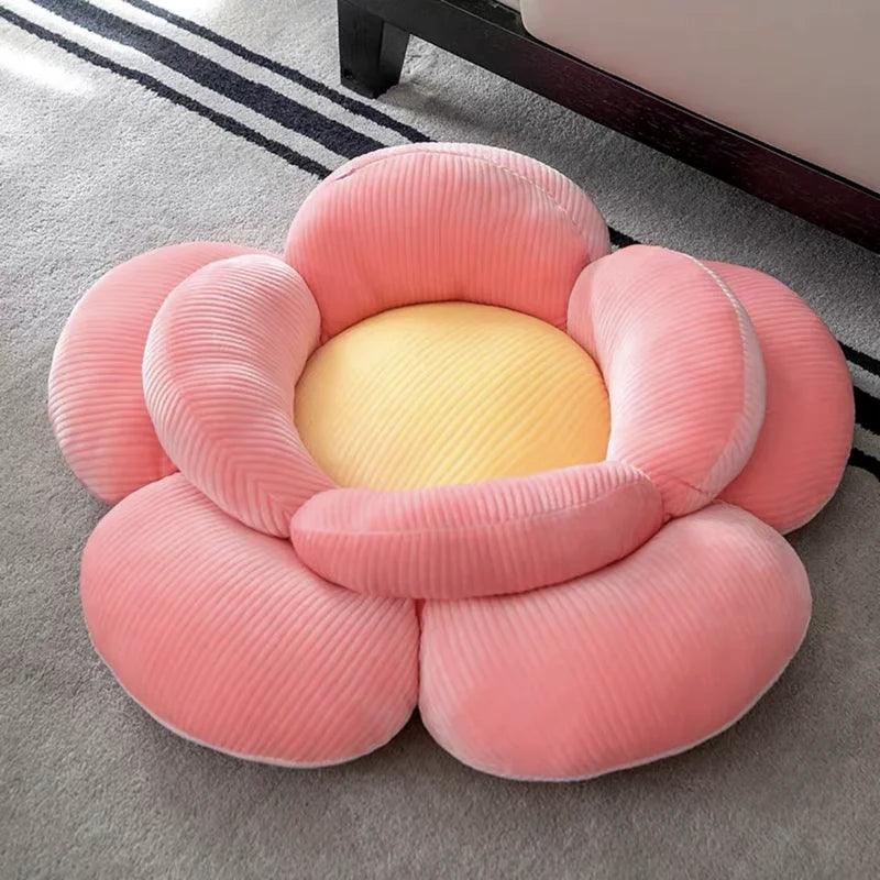 Sunflower Plush Pillow - Colorful Pet & Kids' Seat Mat | Stuffed Animals & Plushies | Adorbs Plushies