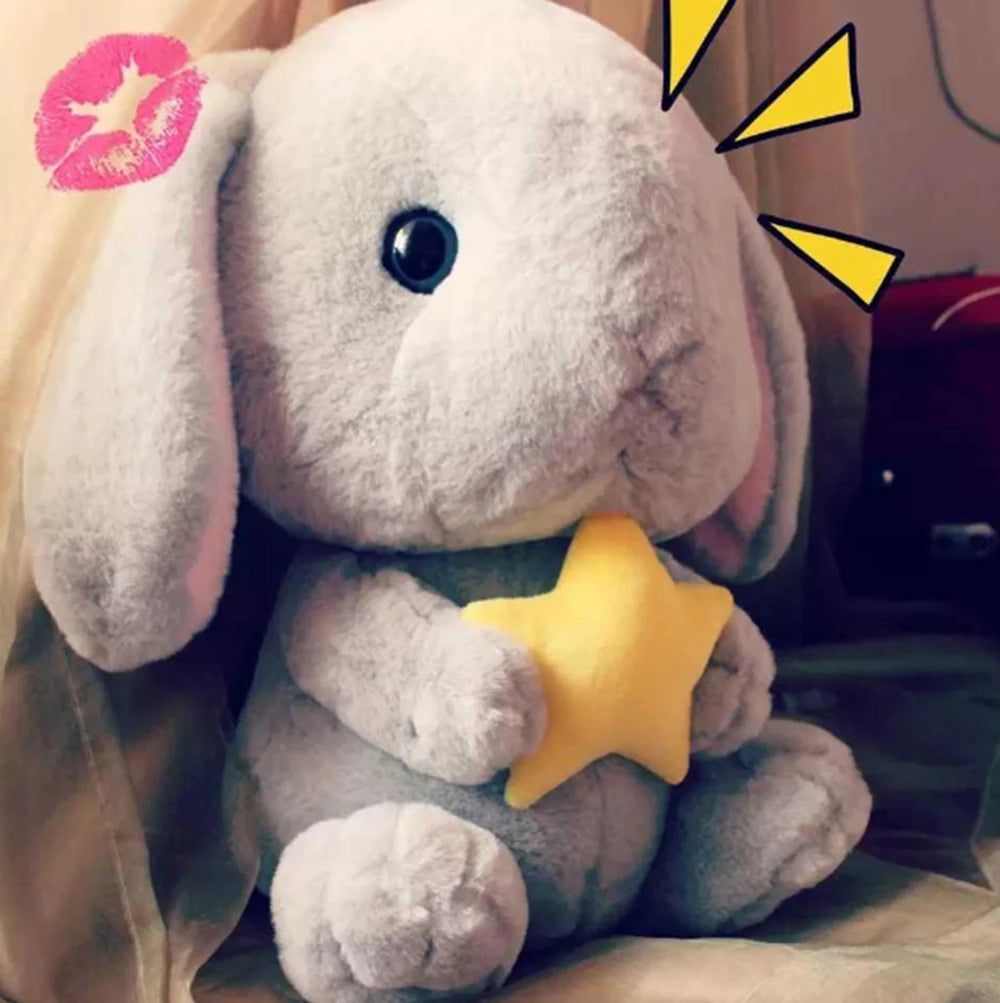 Fluffy Bunny Plush Toy | Soft Teddy Bear Pillow for Girls | Adorbs Plushies