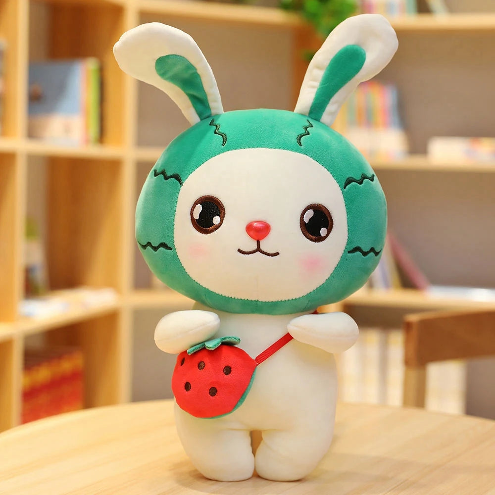 Fruit Rabbit Plush Backpack | Cute Stuffed Animal Teddy Bear | Adorbs Plushies