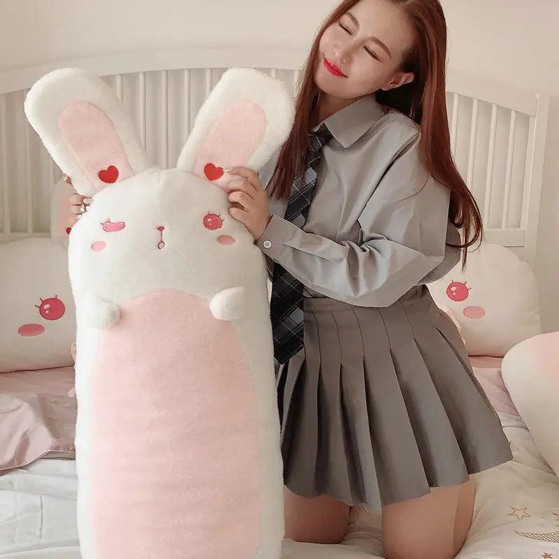 Lolita Bunny Plush Pillow - Cute Nap Companion for Girls | Stuffed Animals & Plushies | Adorbs Plushies