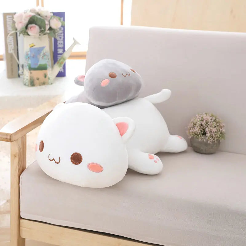 Lying Cat Plush Toy - Lovely Cartoon Animal Pillow Gift | Stuffed Animals & Plushies | Adorbs Plushies