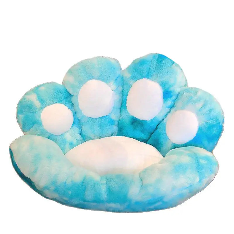 Rainbow Peacock & Bear Paw Chair Cushion - Colorful Mat | Stuffed Animals & Plushies | Adorbs Plushies