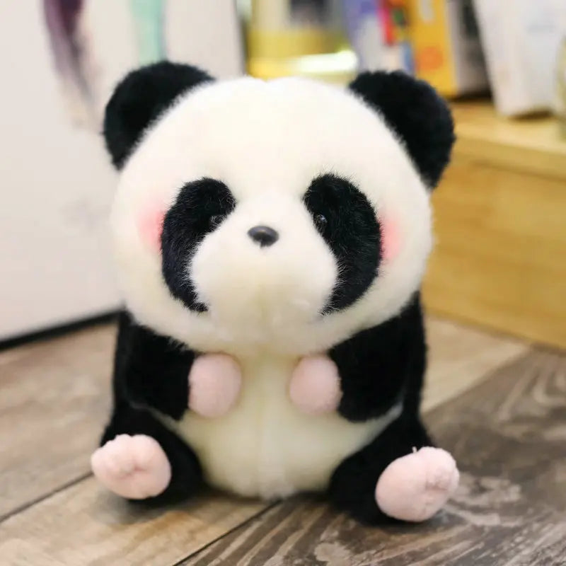 Round Bamboo Panda Plush - Cute Ball Shaped Hug Toy | Stuffed Animals & Plushies | Adorbs Plushies