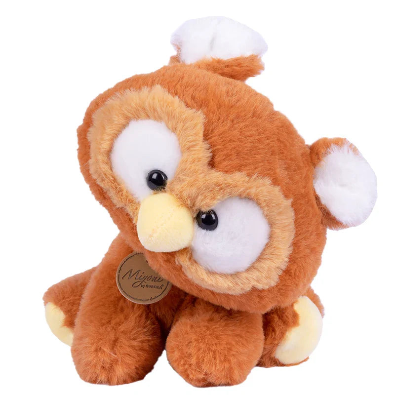 Tilted Head Plush Toy - Adorable Cartoon Animal Dolls