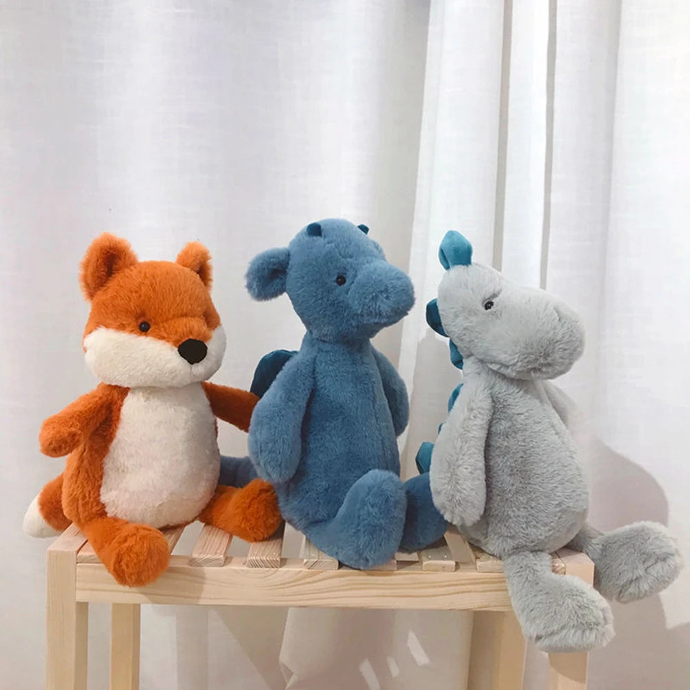 Super Soft Stuffed Animal Doll | Bear, Dinosaur, Fox Plush Toy | Adorbs Plushies