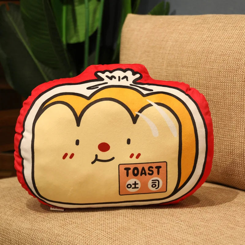 Cartoon Food Plush Pillow - Boba Tea Sushi Toast | Stuffed Animals & Plushies | Adorbs Plushies