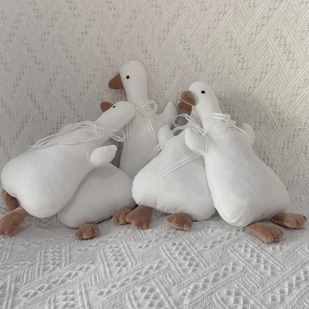 Duck Plush Toy | Korean Baby Soothing Sleep White Doll | Adorbs Plushies