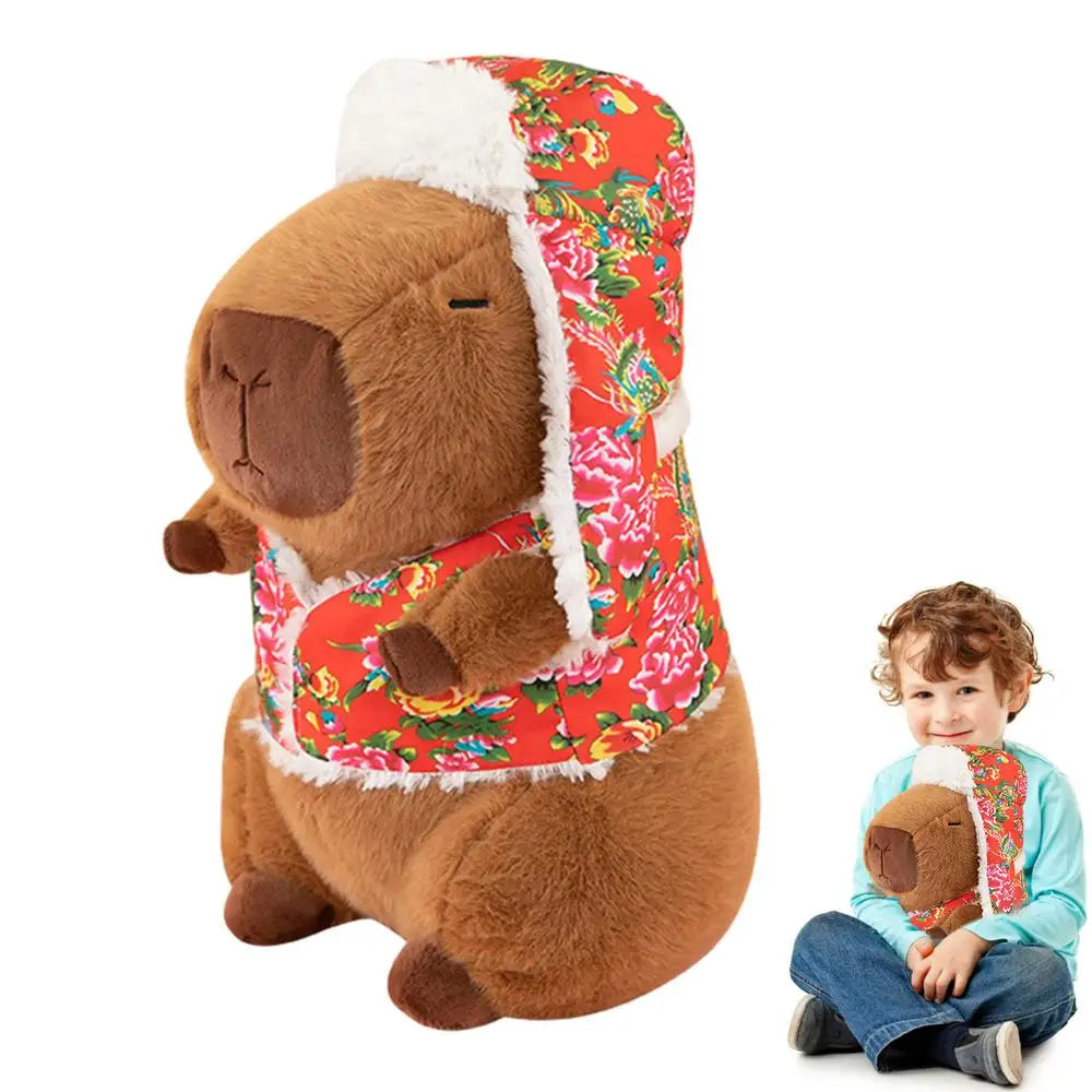 Christmas Capybara Plush Stuffed Animal | Adorbs Plushies